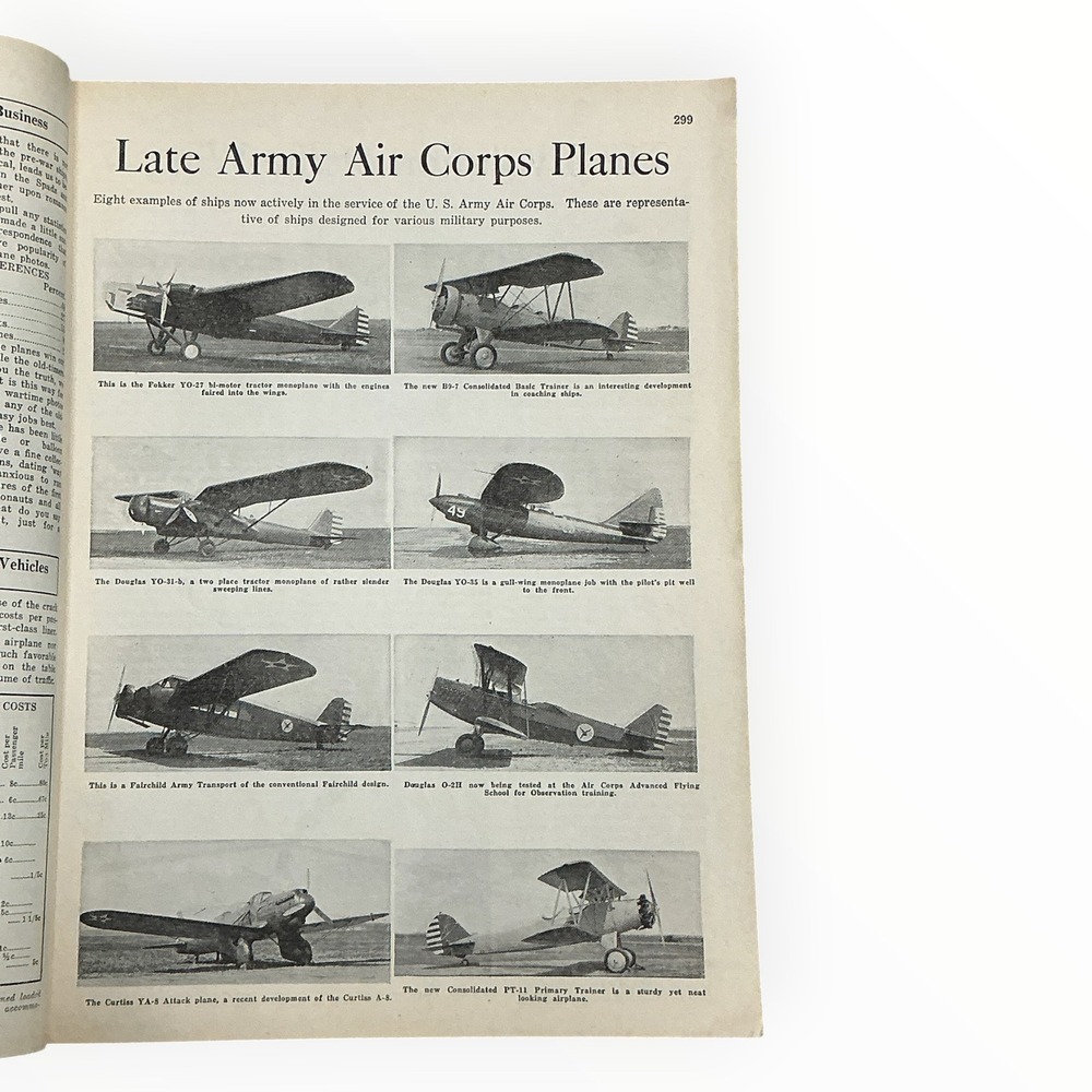 Popular Aviation Nov 1933 Jimmy Doolittle Fairchild 22 Glenn Curtiss Air Corps - Picture 3 of 6